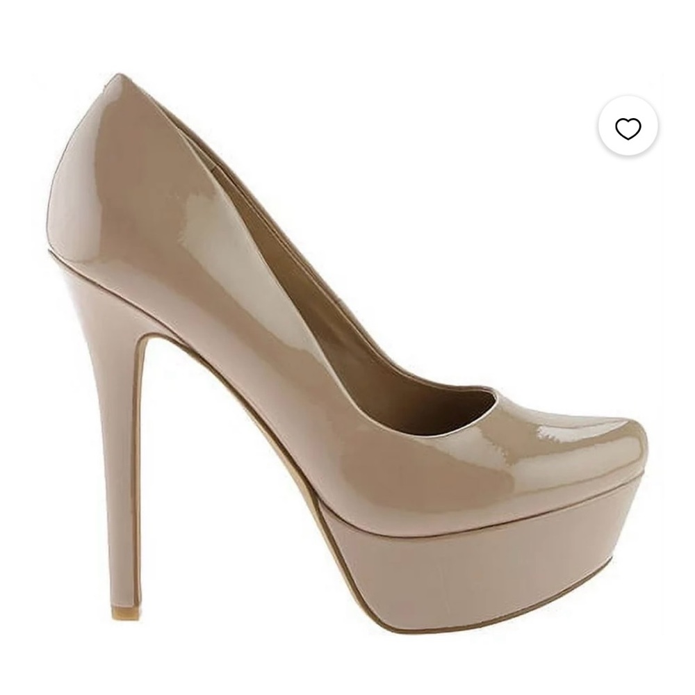 Jessica Simpson Jswaleo Platform Hi Heel Shoes Nude